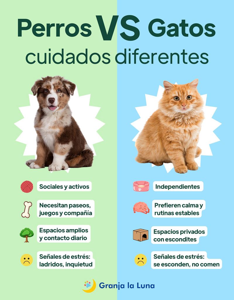 cuidados gatos y perros