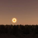 eclipse solar animales